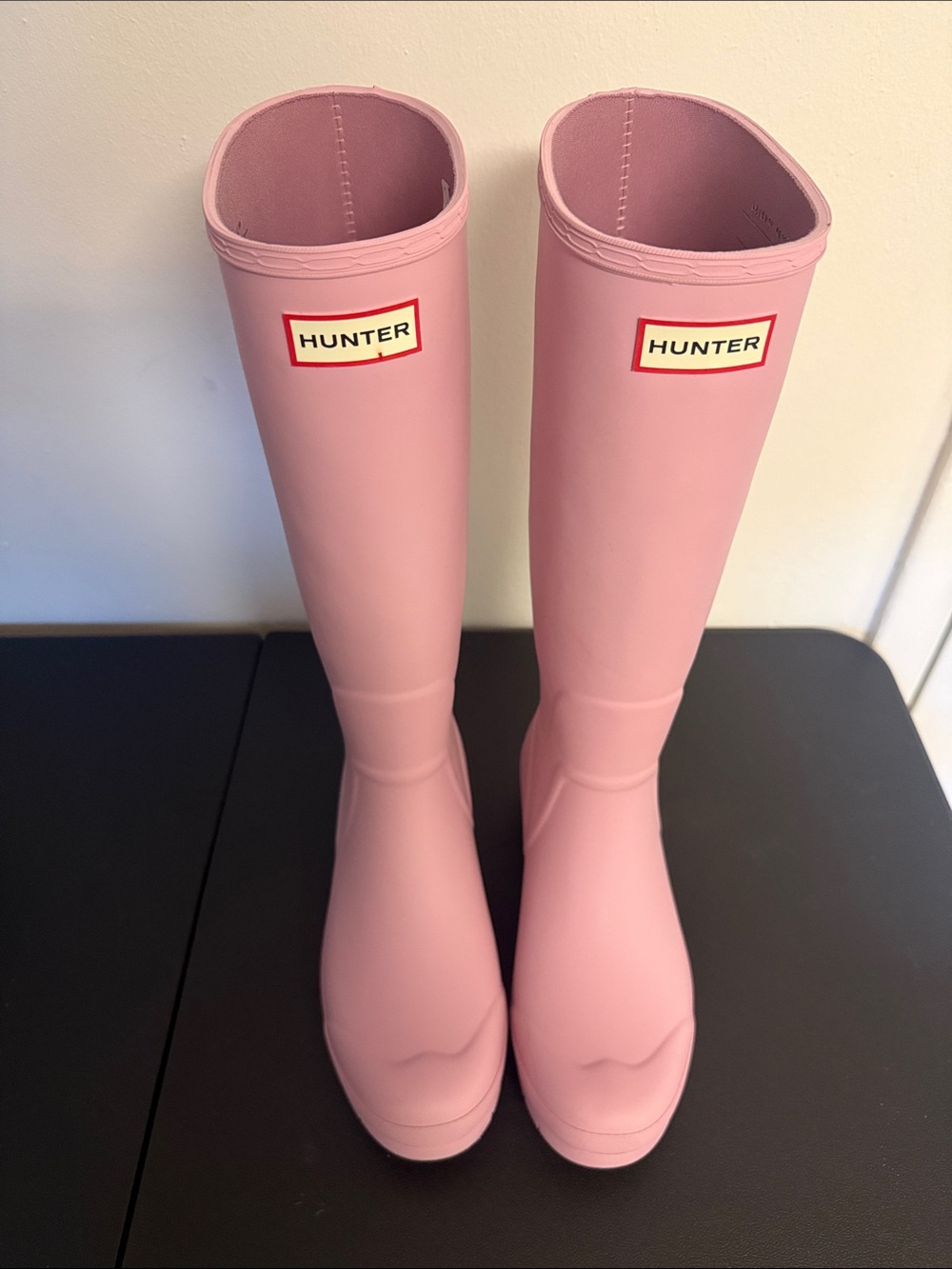 Hunter Pink Tall Waterproof Rain Boots women’s